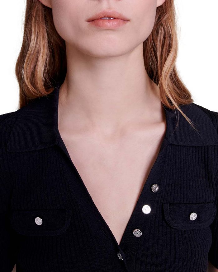 AIIZIE RIMOSETTE RIBBED KNIT DRESS - product image