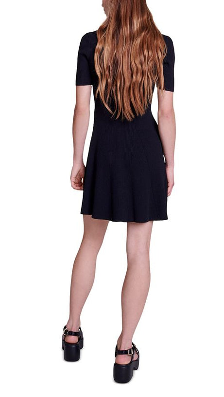 RIMOSETTE RIBBED KNIT DRESS