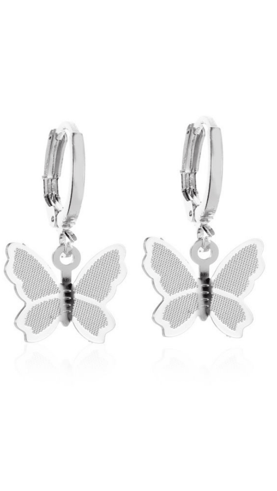 METAL BUTTERFLY TASSEL PENDANT