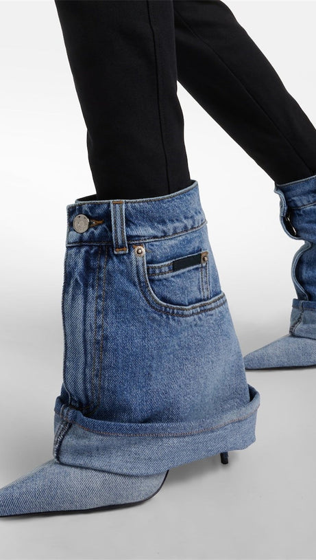 MilIano – Ankle Bootie aus Denim