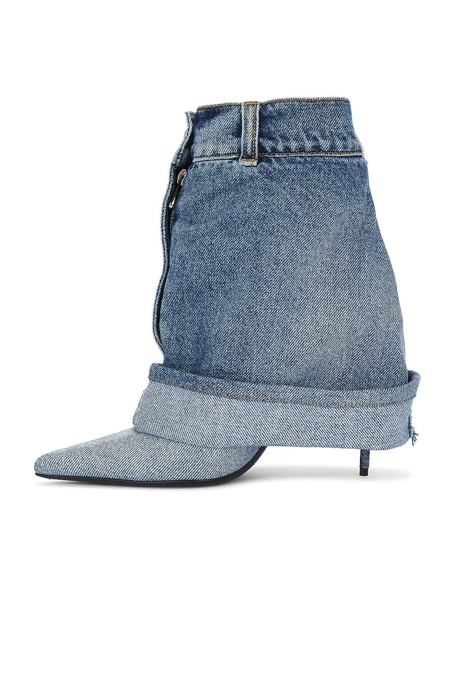 AIIZIE MILIANO DENIM TROUSER ANKLE BOOTIE - product image