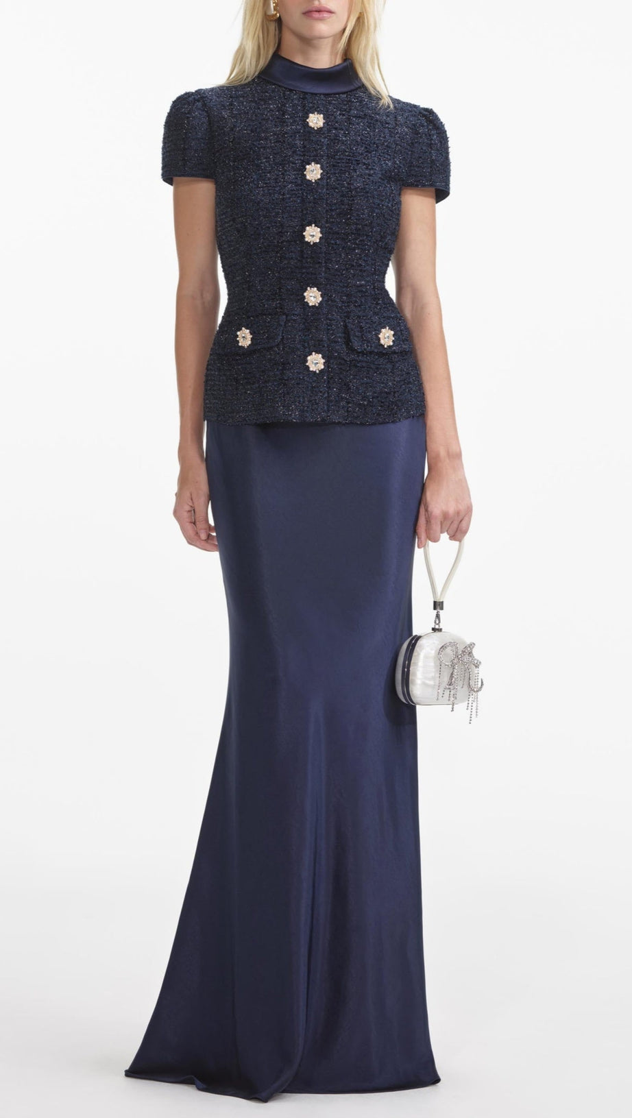 MUNOZ METALLIC TWEED TWO PIECE SET