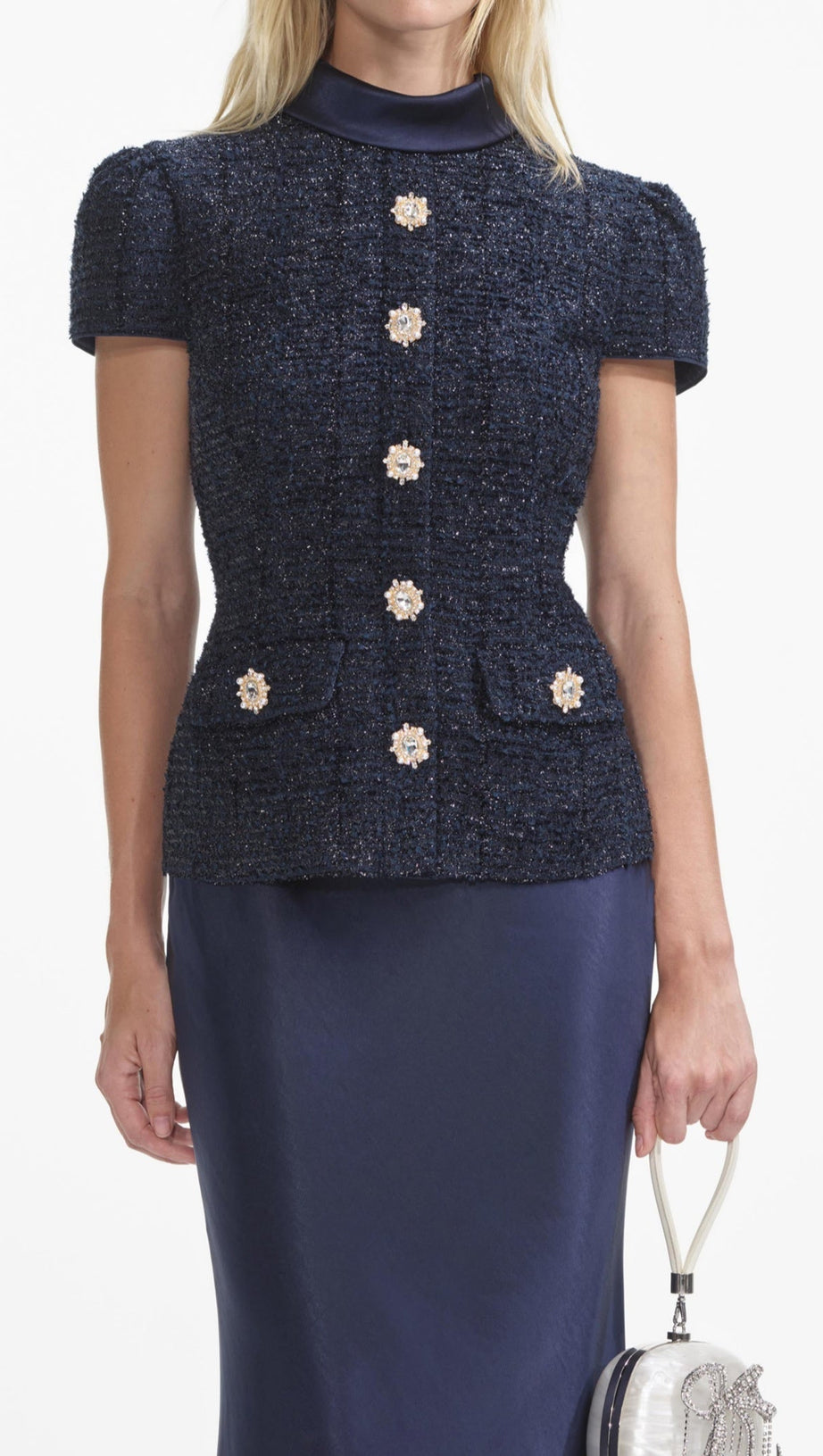 MUNOZ METALLIC TWEED TWO PIECE SET