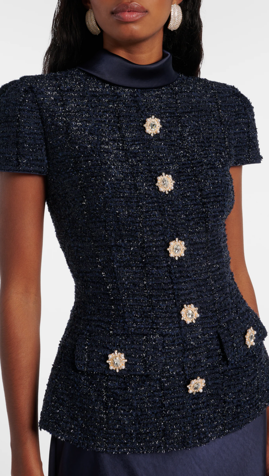 MUNOZ METALLIC TWEED TWO PIECE SET