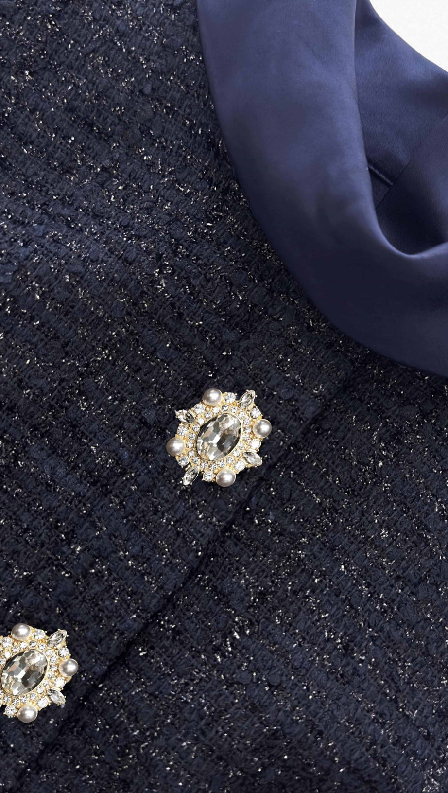 MUNOZ METALLIC TWEED TWO PIECE SET