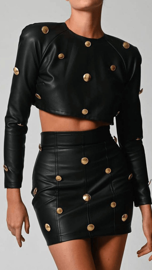 Navel Leisure Leather Suit
