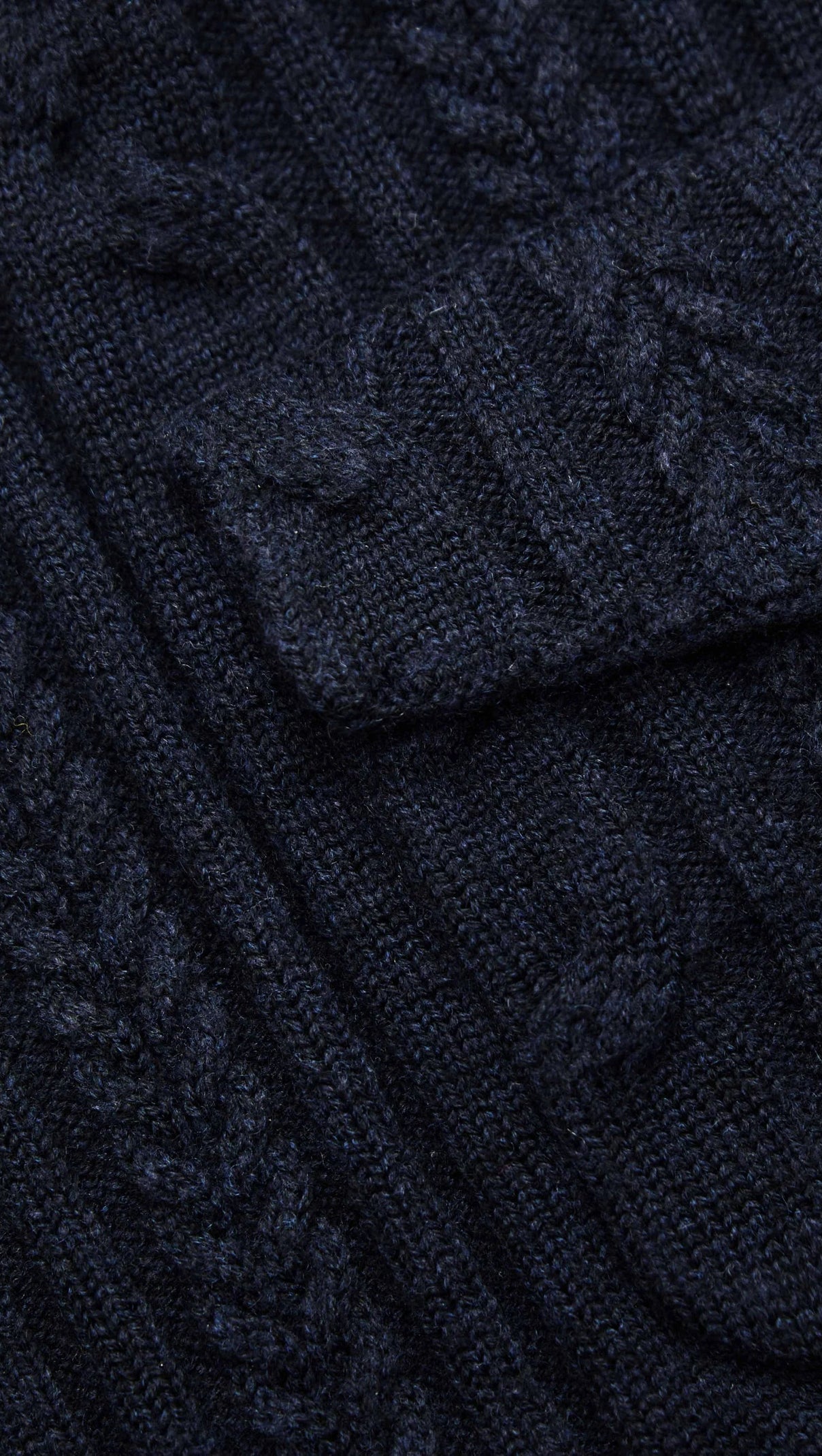 AIIZIE NAVY MIDI KNIT SKIRT - product image