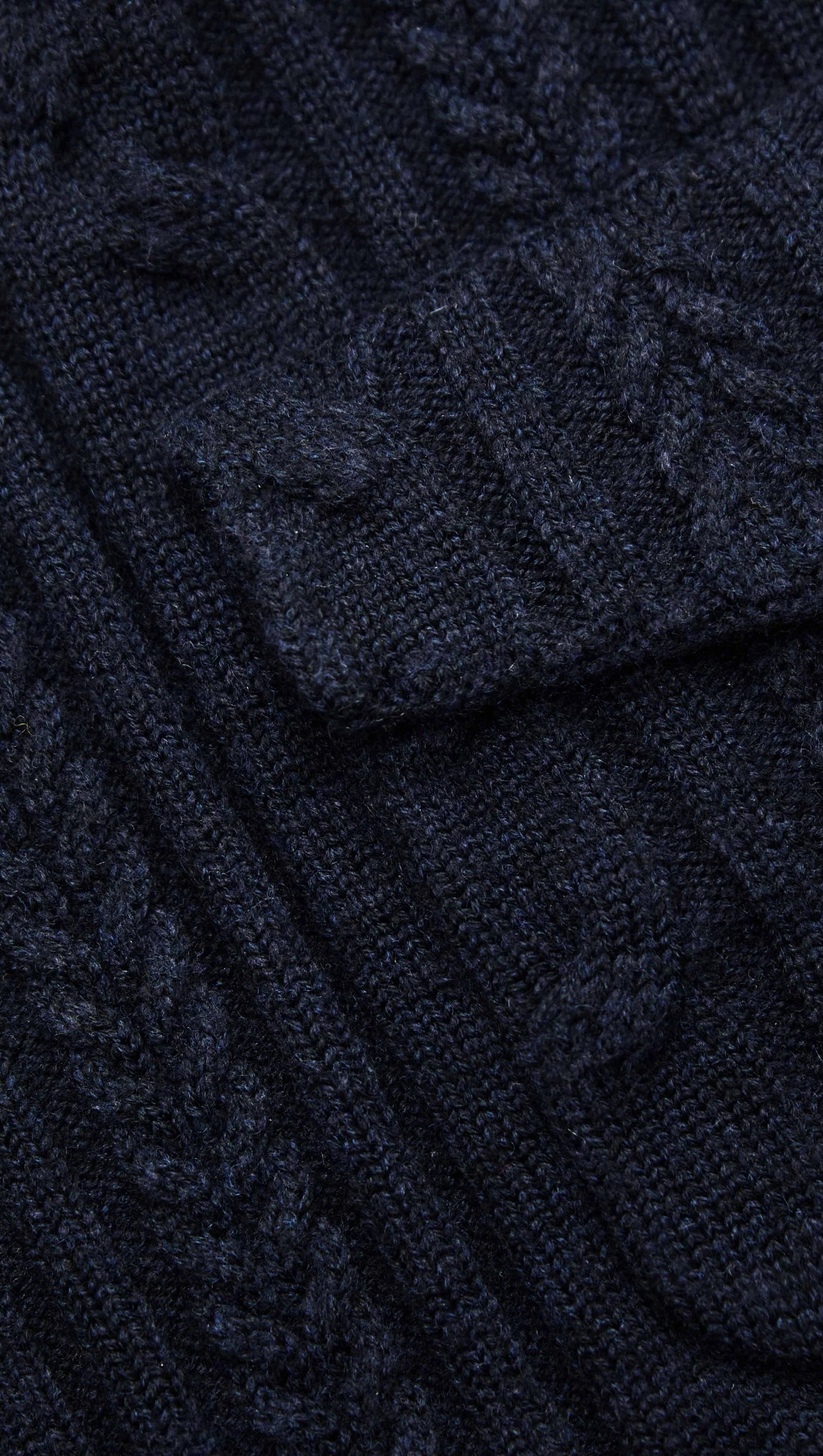 GONNA MIDI IN MAGLIA BLU MARINO 