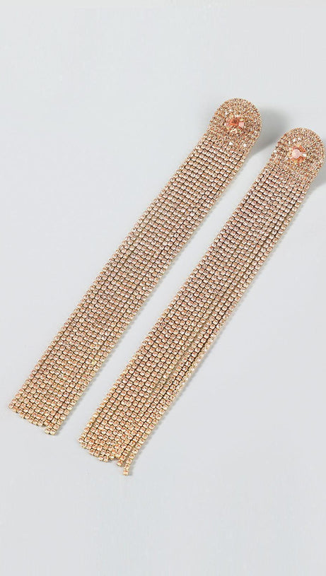 NOLA MULTI DIAMANTE TASSEL EARRINGS