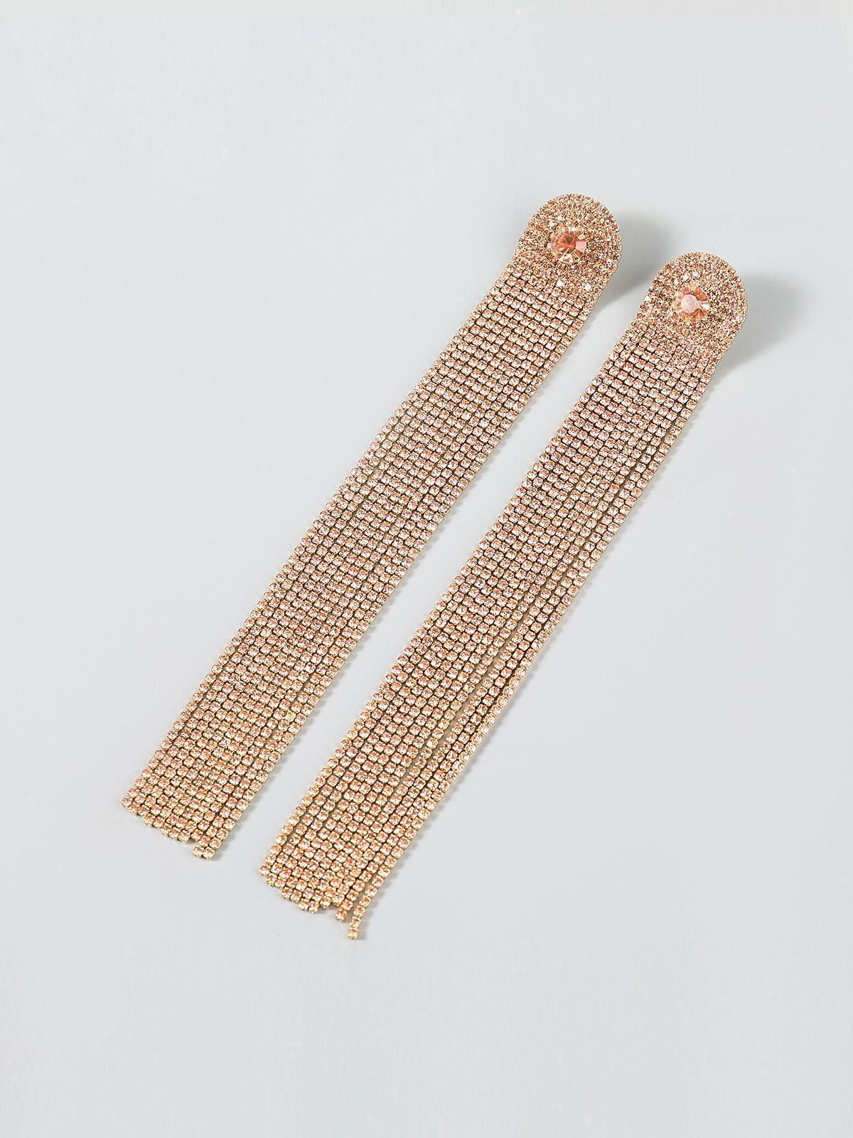 NOLA MULTI DIAMANTE TASSEL EARRINGS