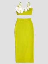 Body flower bandage dress evening dress party seaside holiday style suit skirt