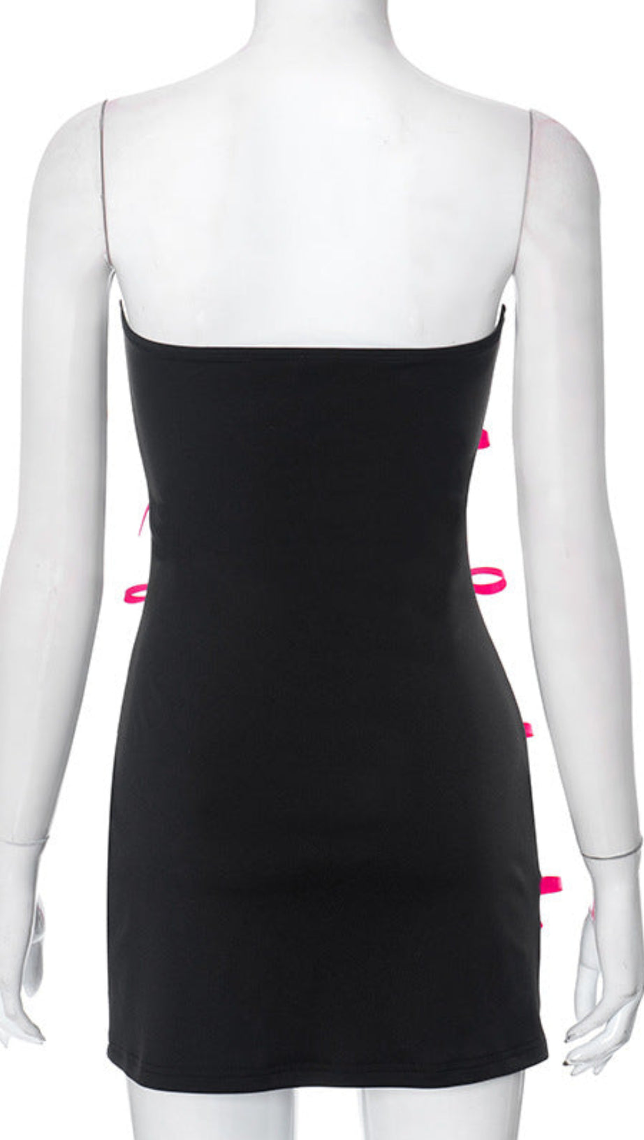 STRAPLESS BOW MINI DRESS