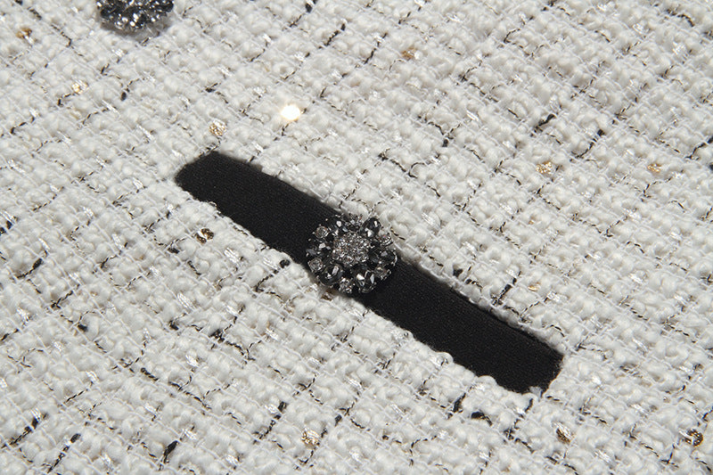 MANDY TWO-TONE PLEATED TULLE SUIT