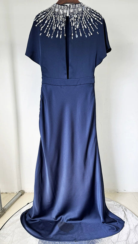 BLUE PALLADIUM DRESS