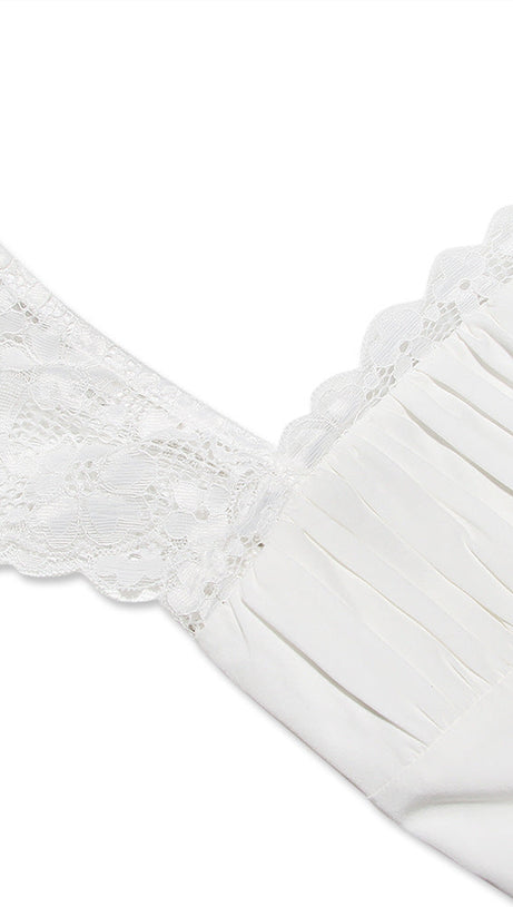 MINI ABITO IN PIZZO DI RASO