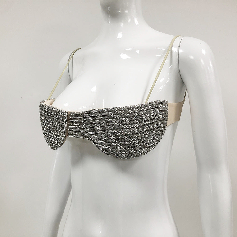 AIIZIE SILVER BIKINI BRA - product image