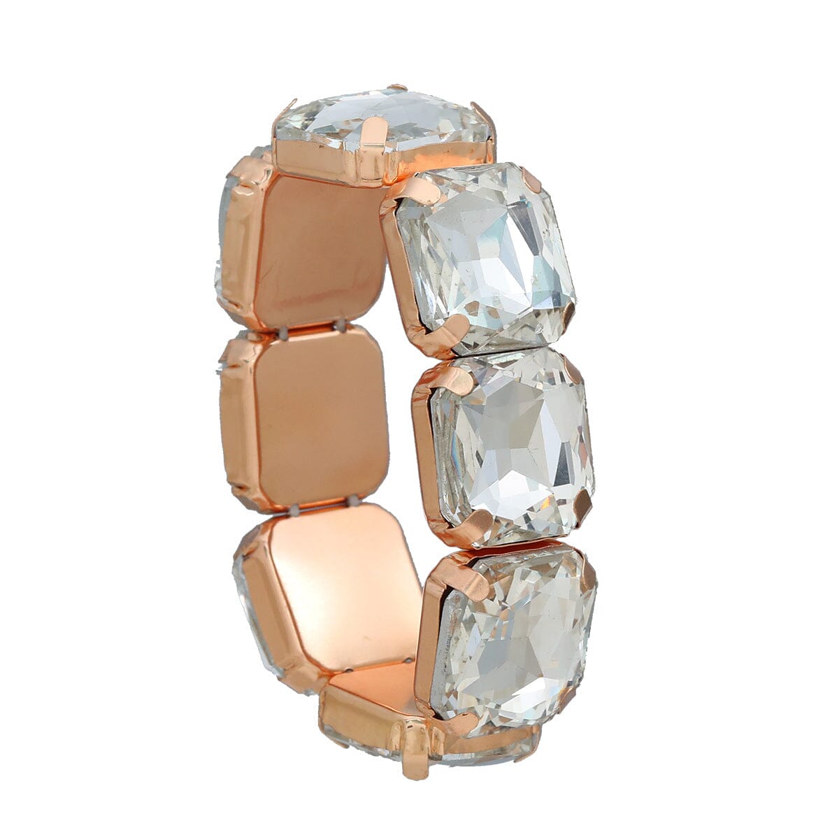 BRACCIALE CON STRASS QUADRATI