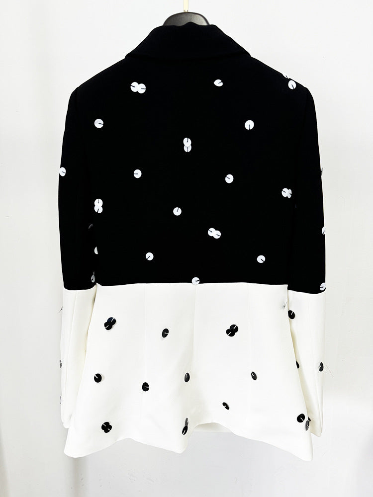 AIIZIE STRUCTURED SQUARE SHOULDER BLAZER SUIT - product image