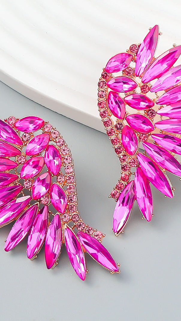 AIIZIE RAINBOW RHINESTONE EARRINGS - product image