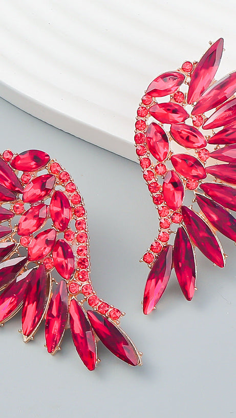 RAINBOW RHINESTONE EARRINGS