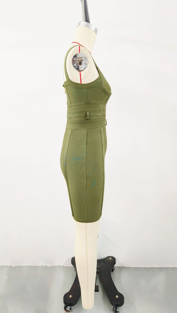 AIIZIE BANDAGE ELEGANCE SHEATH MINI DRESS - product image