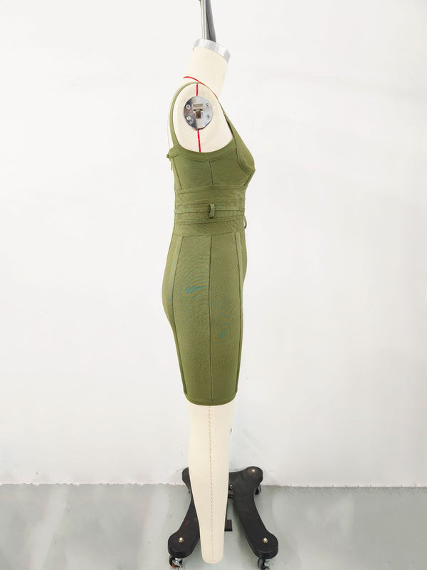 Bandage Elegance Sheath Mini Dress