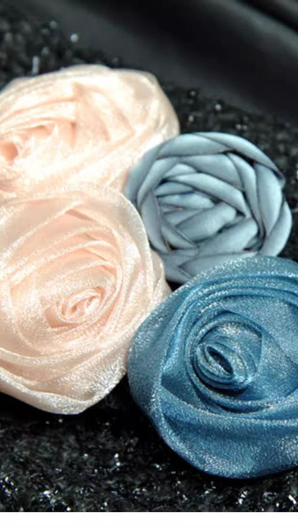 AIIZIE 3D FLOWER JACKET HIP FISHTAIL SKIRT SET - product image