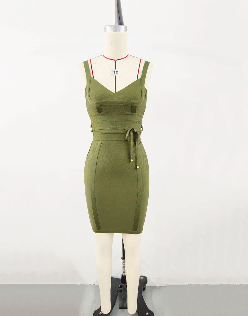 Bandage Elegance Sheath Mini Dress