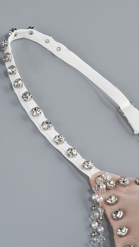 ABITO ANNABELLE SMOT CON CATENA E PAILLETTES E STRASS