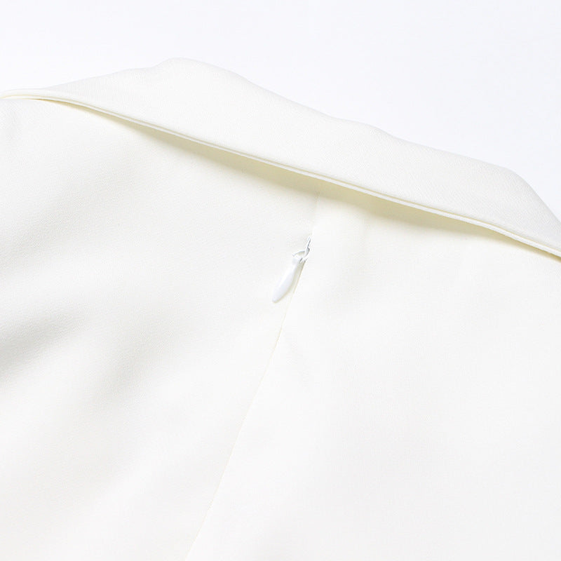 ABITO BLAZER A FIORI BERNICE FORINA IN BIANCO