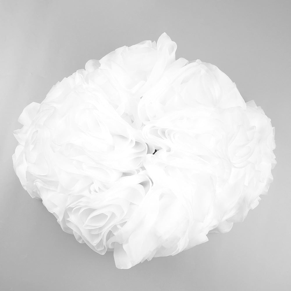 TINA WHITE ABITO CORTO NERO SENZA SPALLINE CON FIORI 3D