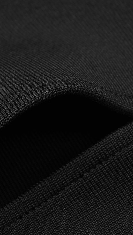 Neckholder-Bustier-Maxikleid mit Cut-Outs in Schwarz