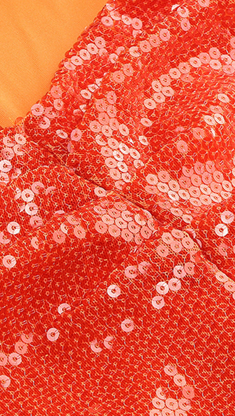 STRAPLESS MIDI DRESS WITH GOLD HARDWARE CUT-DETAIL