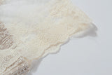 A-line sleeveless lace temperament embroidered court midi dress