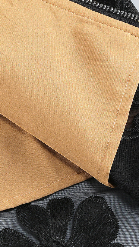 JASMINE STRAPLESS BLACK MAXI DRESS