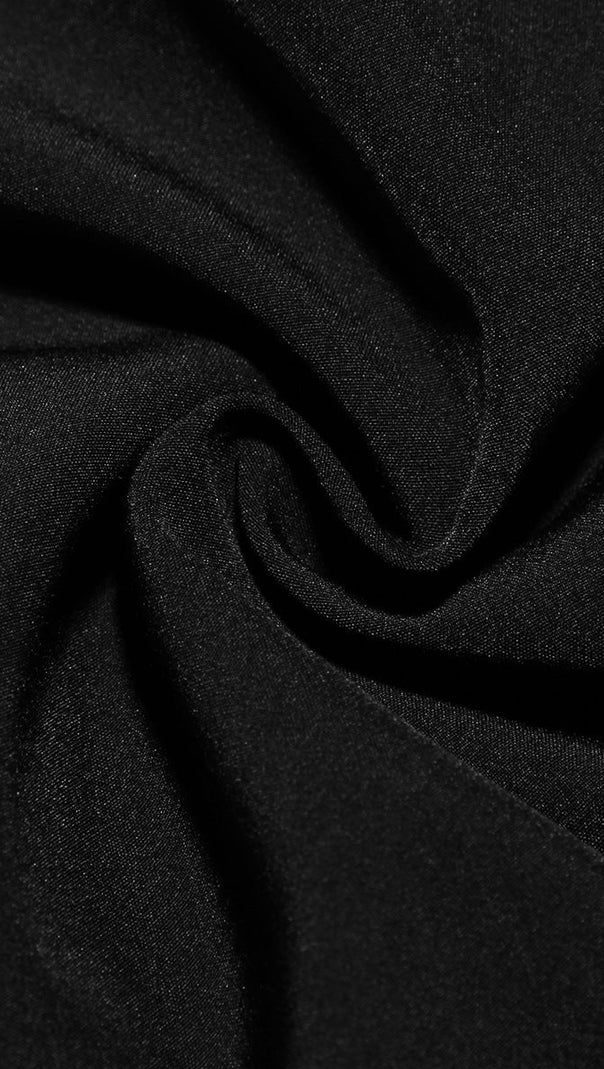 RÜCKENFREIES MINIKLEID MIT SCHLEIFE IN SCHWARZ 