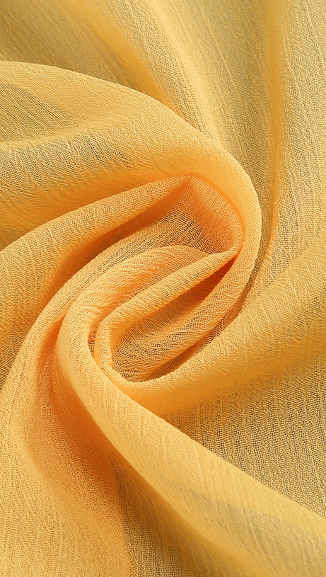 YELLOW HALTER NECK RUFFLED CHIFFON MAXI DRESS