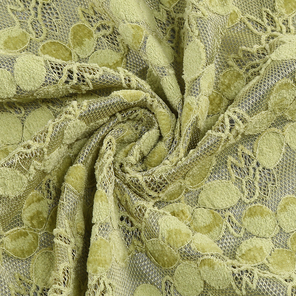 AIIZIE LACE CRYSTAL GREEN MIDI GOWNS - product image