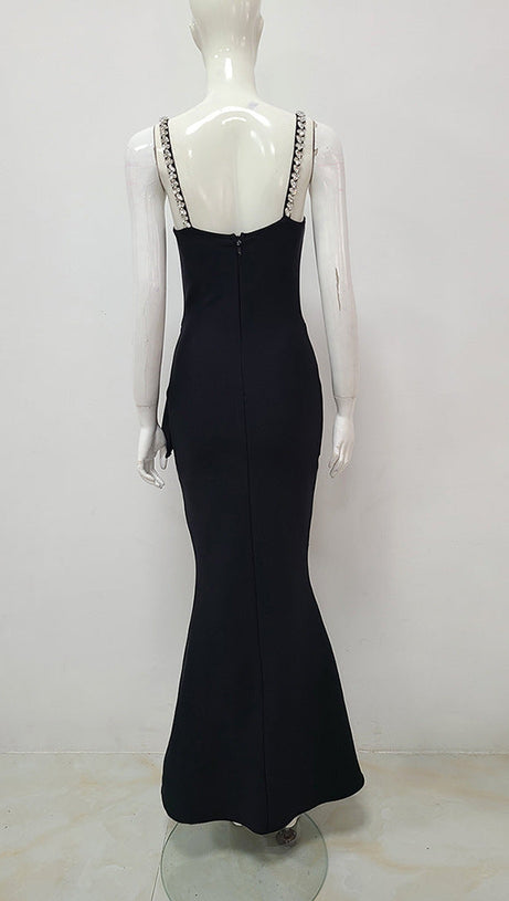 CRYSTAL MERMAID BANDAGE DRESS