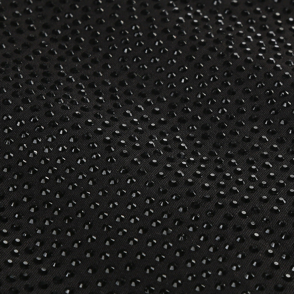 AIIZIE SPLICE SEQUIN MINI DRESS IN BLACK - product image
