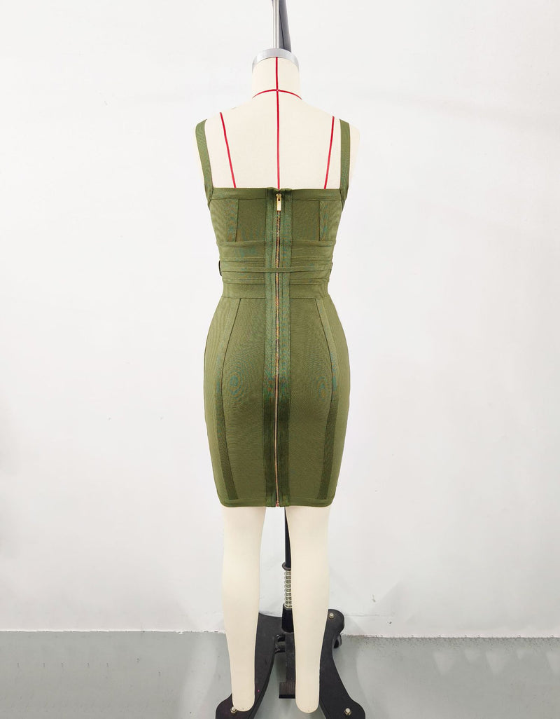 Bandage Elegance Sheath Mini Dress