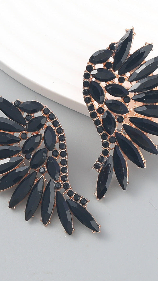 AIIZIE RAINBOW RHINESTONE EARRINGS - product image