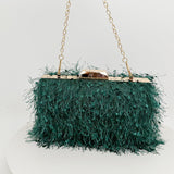 SQUARE TASSEL CLUTCH