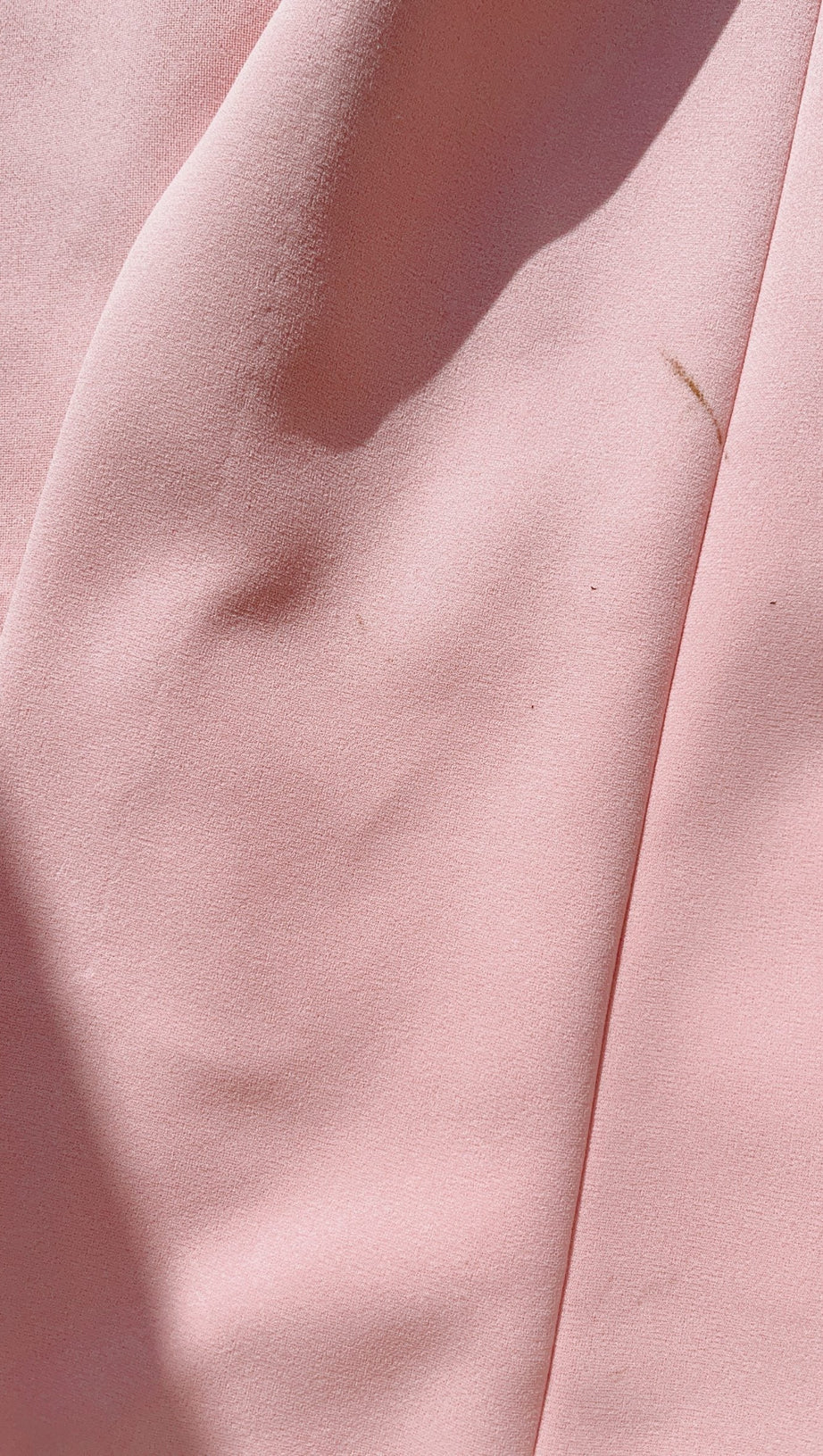 SLIT BONDED CREPE GOWN IN PINK