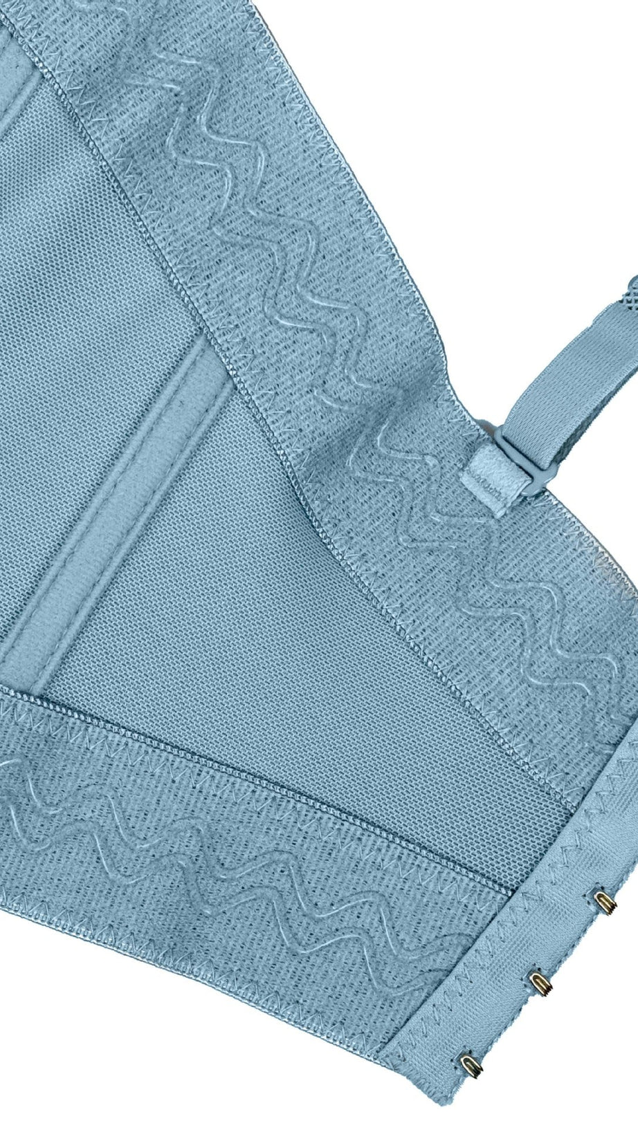 3D FLOWER DIAMOND CORSET IN BLUE