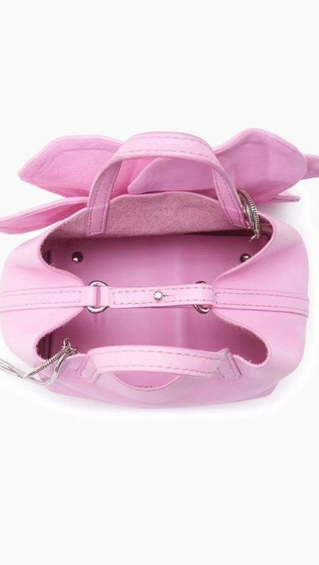 FLORAL PU LEATHER HANDBAG