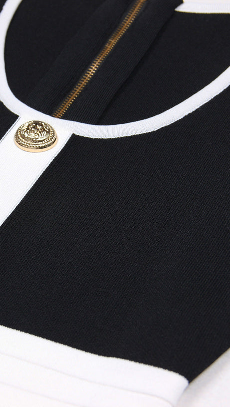 MOLLY KNIT SHEATH MINI DRESS