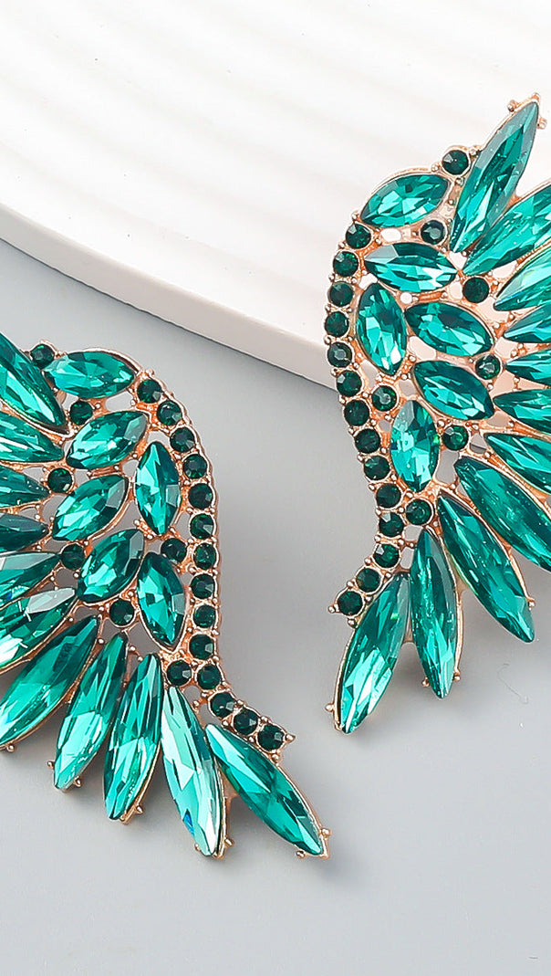 AIIZIE RAINBOW RHINESTONE EARRINGS - product image