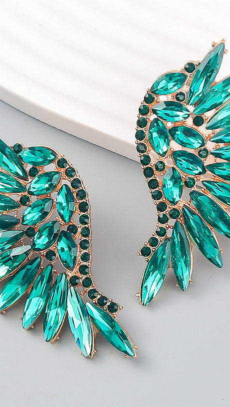 RAINBOW RHINESTONE EARRINGS