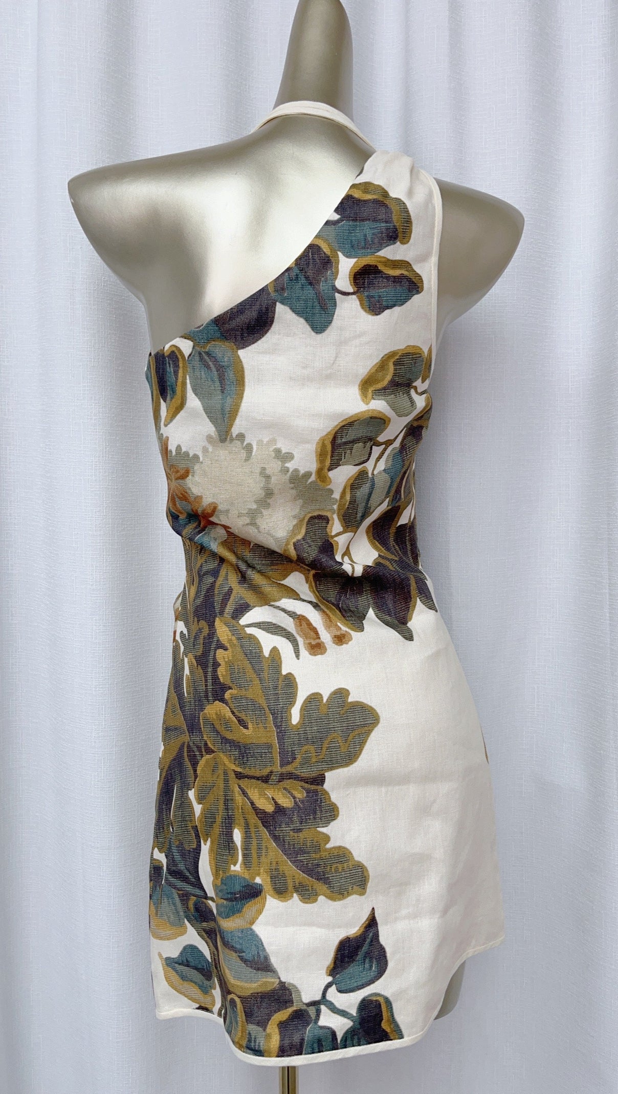 AIIZIE FLORAL PRINT ASYMMETRIC MINI DRESS - product image